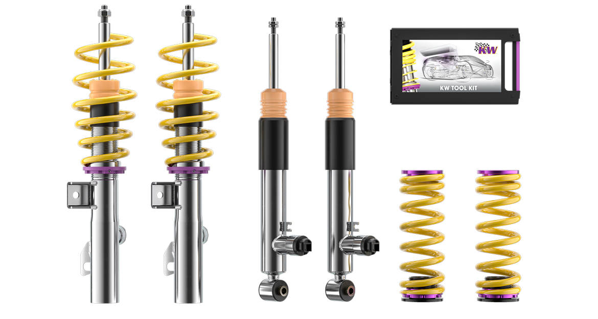 KW automotive has also developed various coilovers for electric cars like the Cupra Born