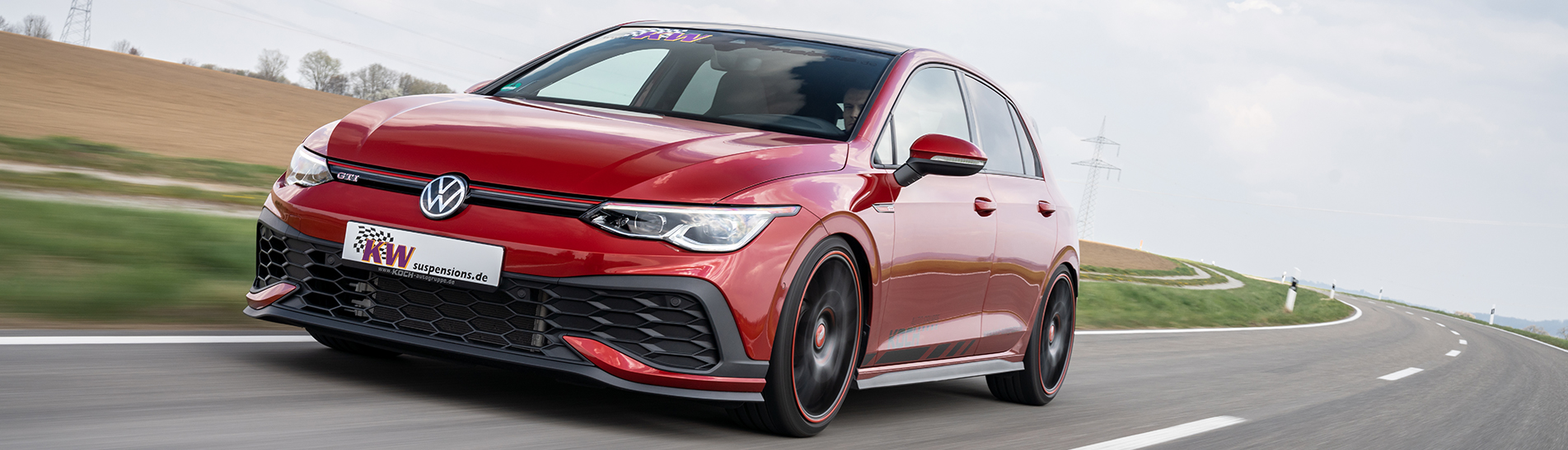 Maximum Stance and increased driving dynamics for the latest VW Golf GTI.