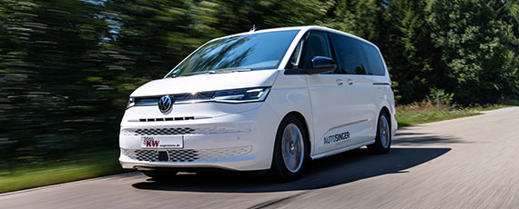 The KW V3 is now available for the VW T7 Multivan.