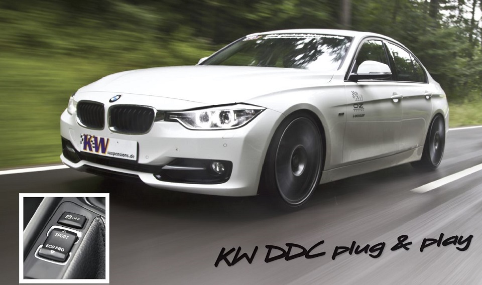 Adaptives und elektonisch einstellbares KW DDC Gewindefahrwerk für den BMW 3er  und BMW 4er